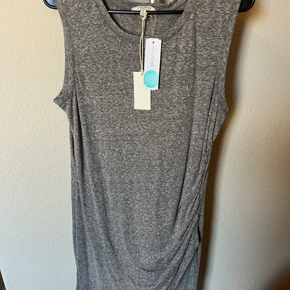 NWT, Stitch Fix Grey Knit Dress - Picture 2 of 3